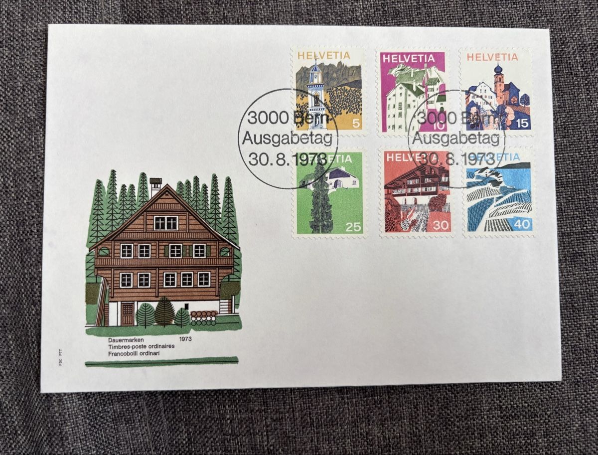 Alle Briefmarken: Ersttagesbriefe 1973 – Neu (gemäss Beschreibung) aus Binningen von Alpakat 2