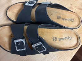 Schwarze Carina Sandalen,  Gr.41, NEU !