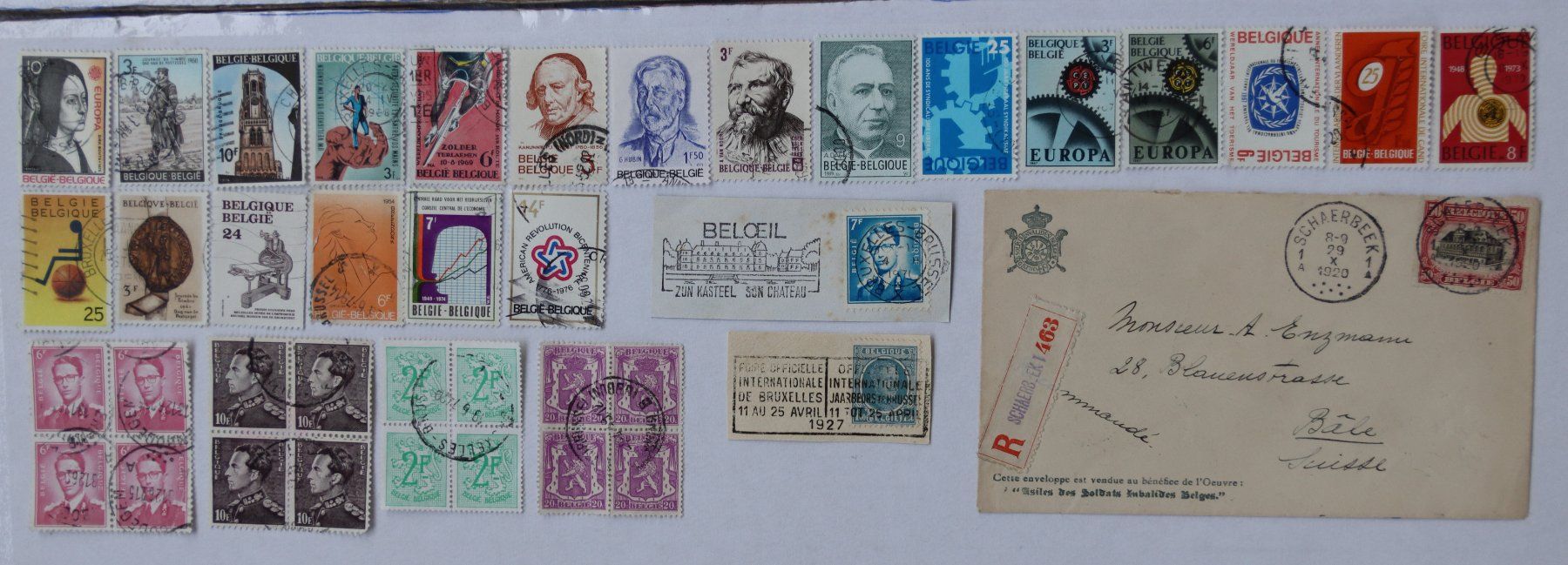 Alle Briefmarken: Briefmarken Belgien – Gebraucht aus Oberentfelden von lakipul 2
