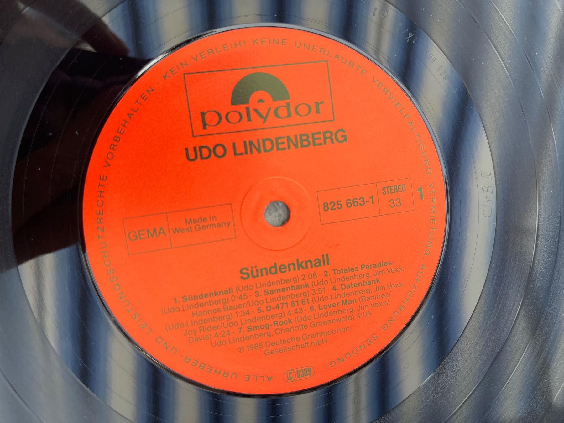 Dischi in vinile: A446/Udo Lindenberg Sündenknall – Usato da Frutigen venduto da Philippe_jsp 2