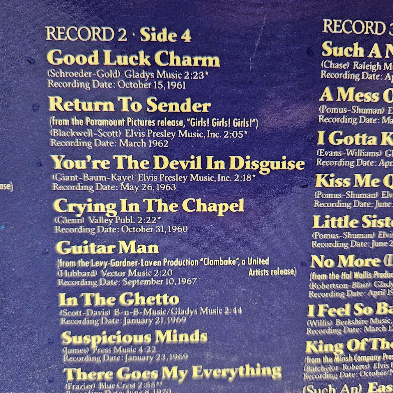 Dischi in vinile: ELVIS The Legend – Usato da Kernenried venduto da PeterG0102 3