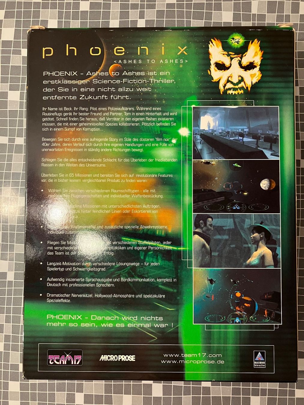 Spiele: Phoenix: Ashes to Ashes - PC Big Box (1999, deutsch) – Gebraucht aus Winkel von Asdas87 2
