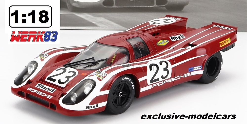 Porsche 917 K #23 - Vainqueur 24H Du Mans 1970 - Solido 1/43 (état Vitrine)