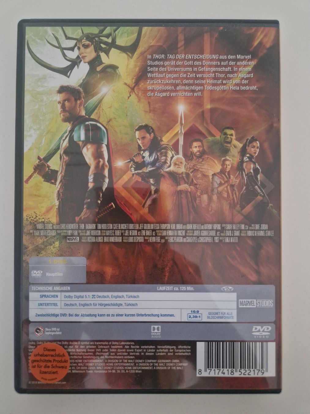 Tutti i DVDs: Thor - Tag der Entscheidung DVD – Usato da Emmenbrücke venduto da alexa1983 1
