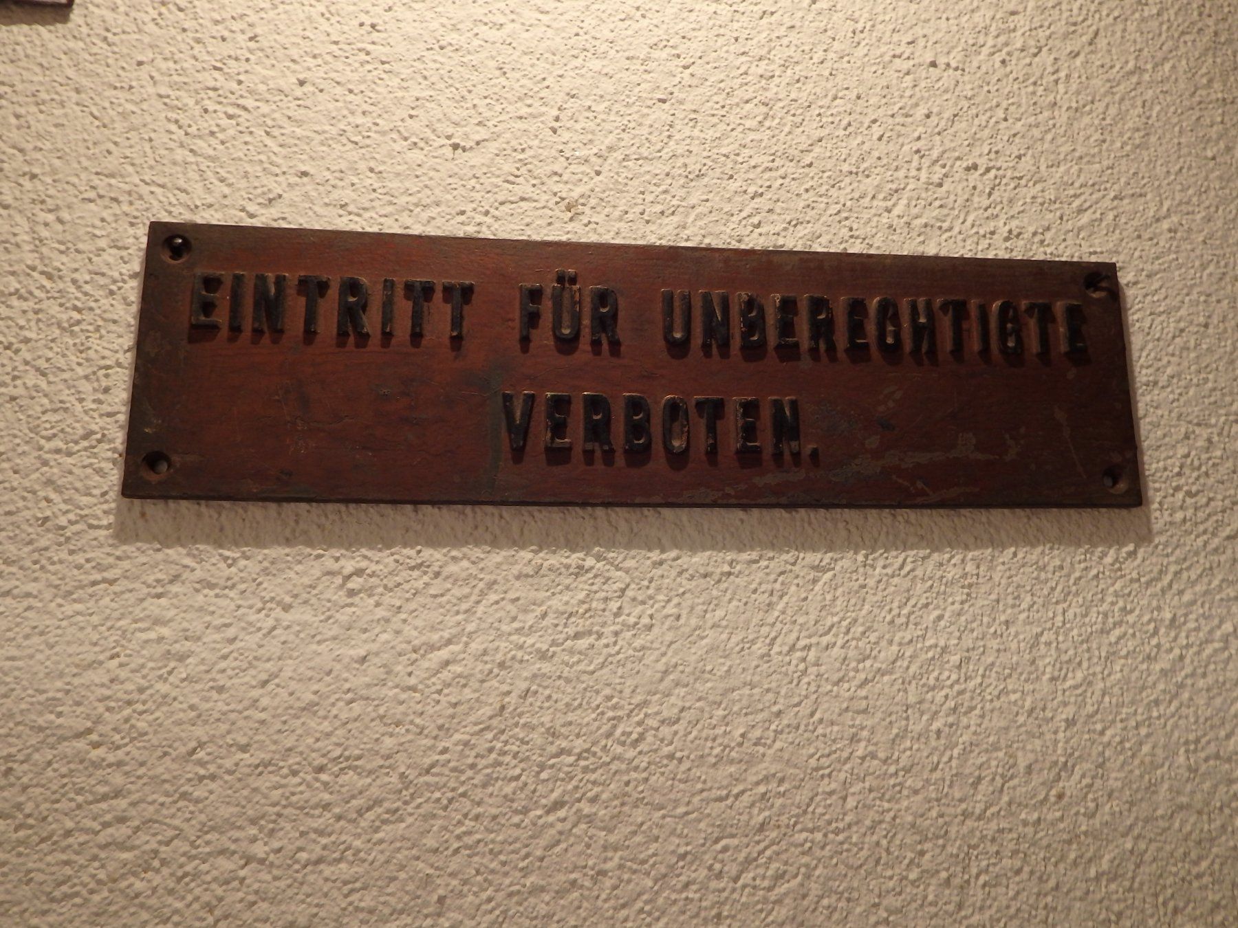 Schilder: Eintritt für Unbefugte verboten – Gebraucht aus Obergerlafingen von Nurschi2011