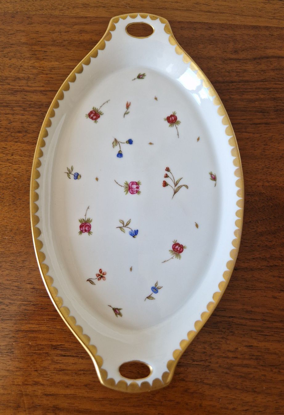 Piatti di portata: Schale mit Blumenmalerei, Langenthal – Usato da Bern venduto da Antikbatik 9