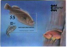 Block "Fische". Grenada.