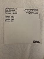Loewe Bedienungsanleitung 90er original
