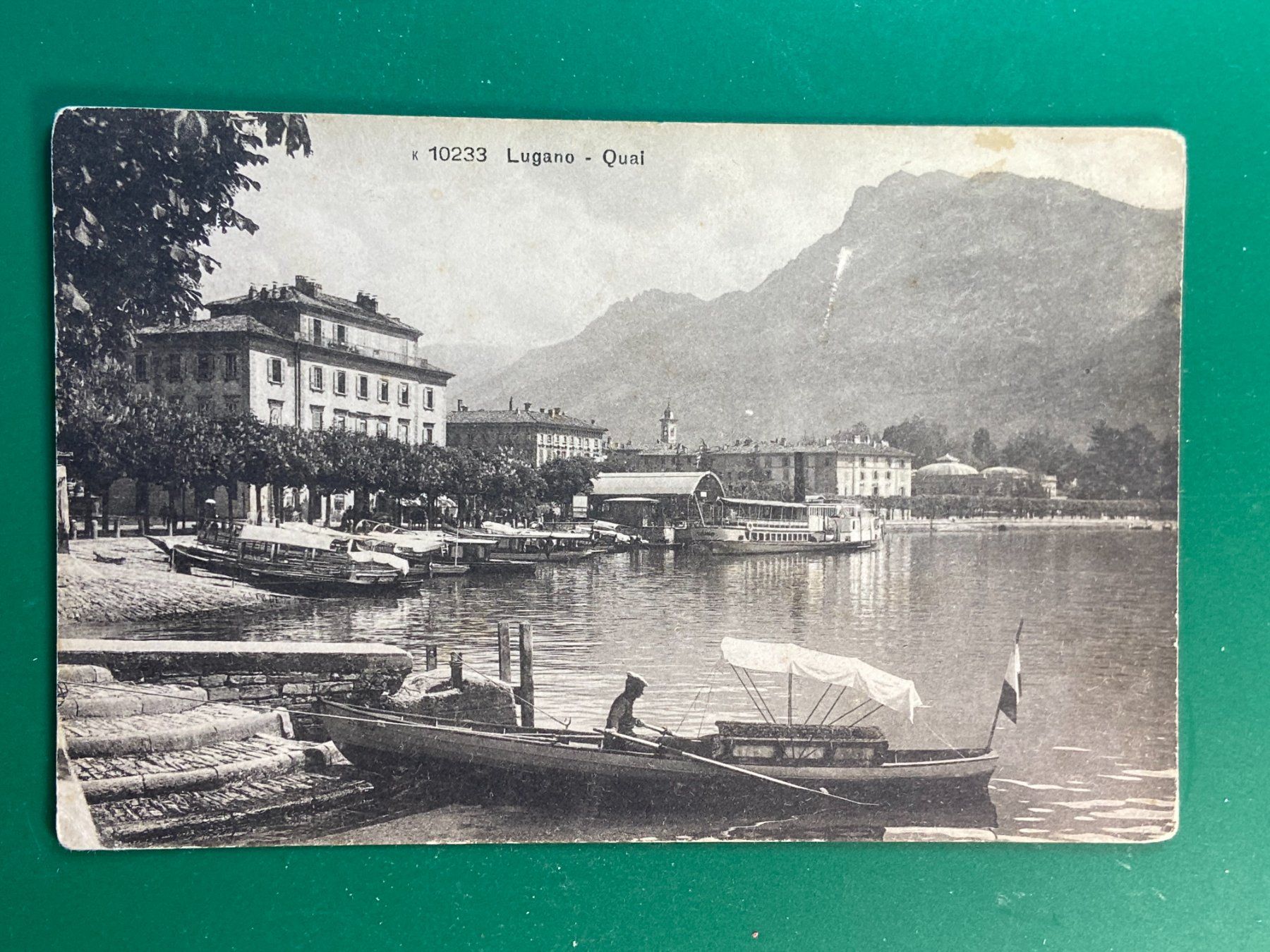 Cartes postales: Lugano - Quai – D'occasion à Steg VS par danwer74