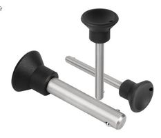 Steckbolzen mit Pilzgriff Thermoplast, 6x40 mm, Norelem, Neu