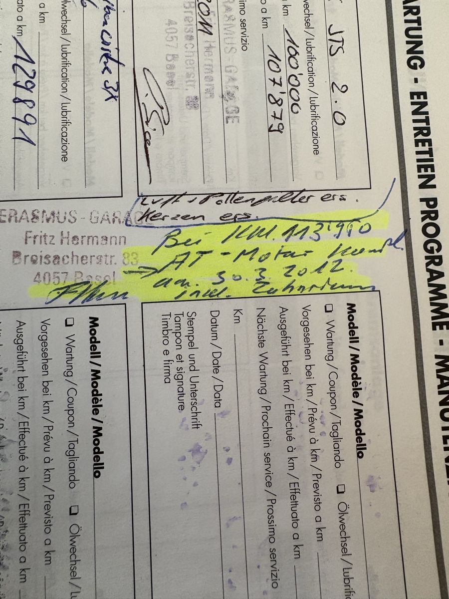Alfa Romeo Motori: Motor und Getriebe – Usato da Brittnau venduto da firefly68 5