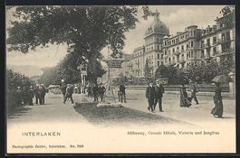 Interlaken, Höheweg, Grands Hotels, Vic