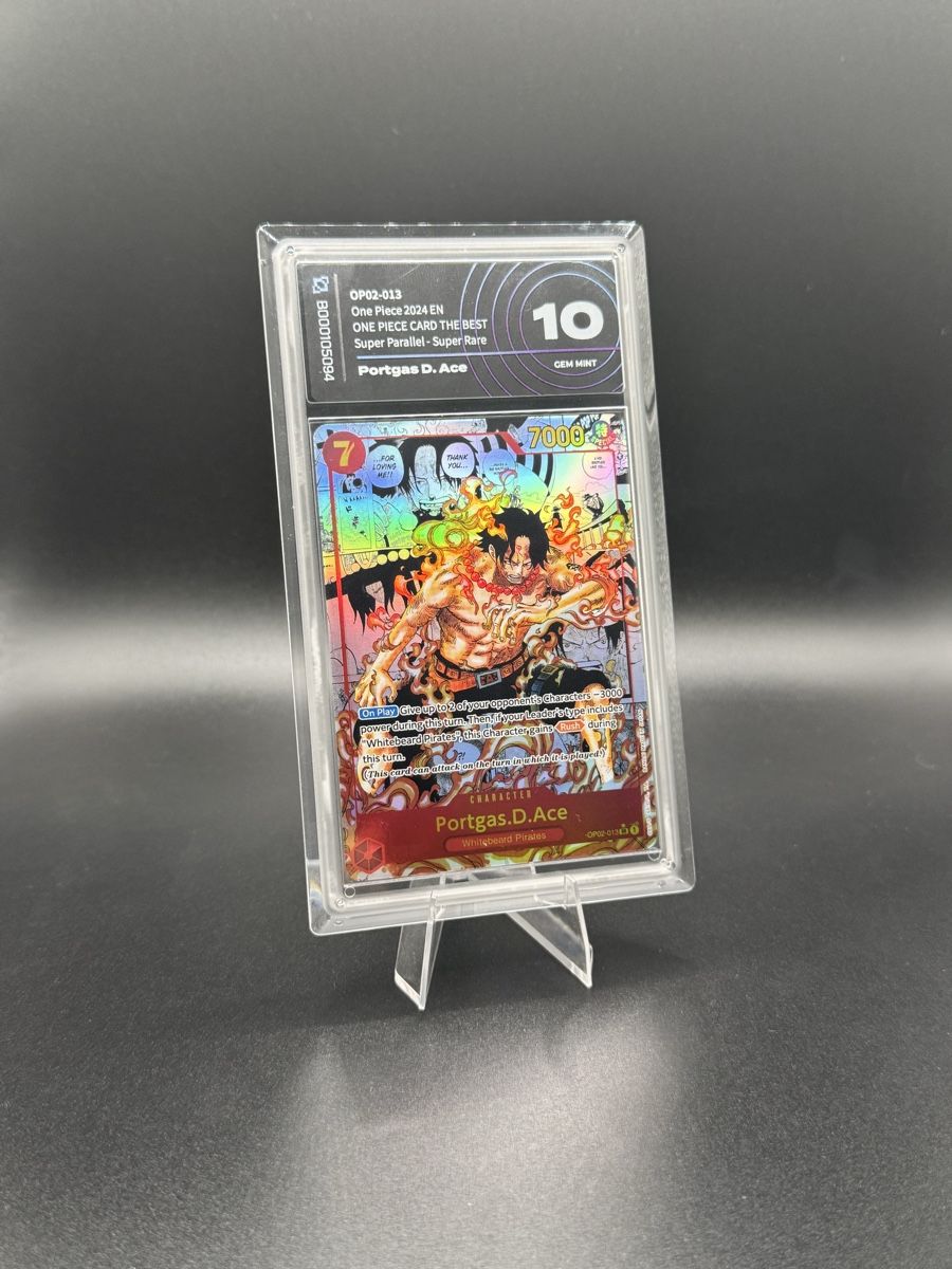 Ace Manga op02-013 (prb01) AI GRADING 10 ONE PIECE (Nuovo (secondo la ...