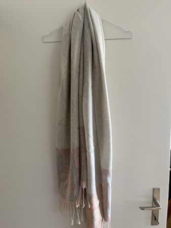 Kaschmir Foulard Schal beige sand