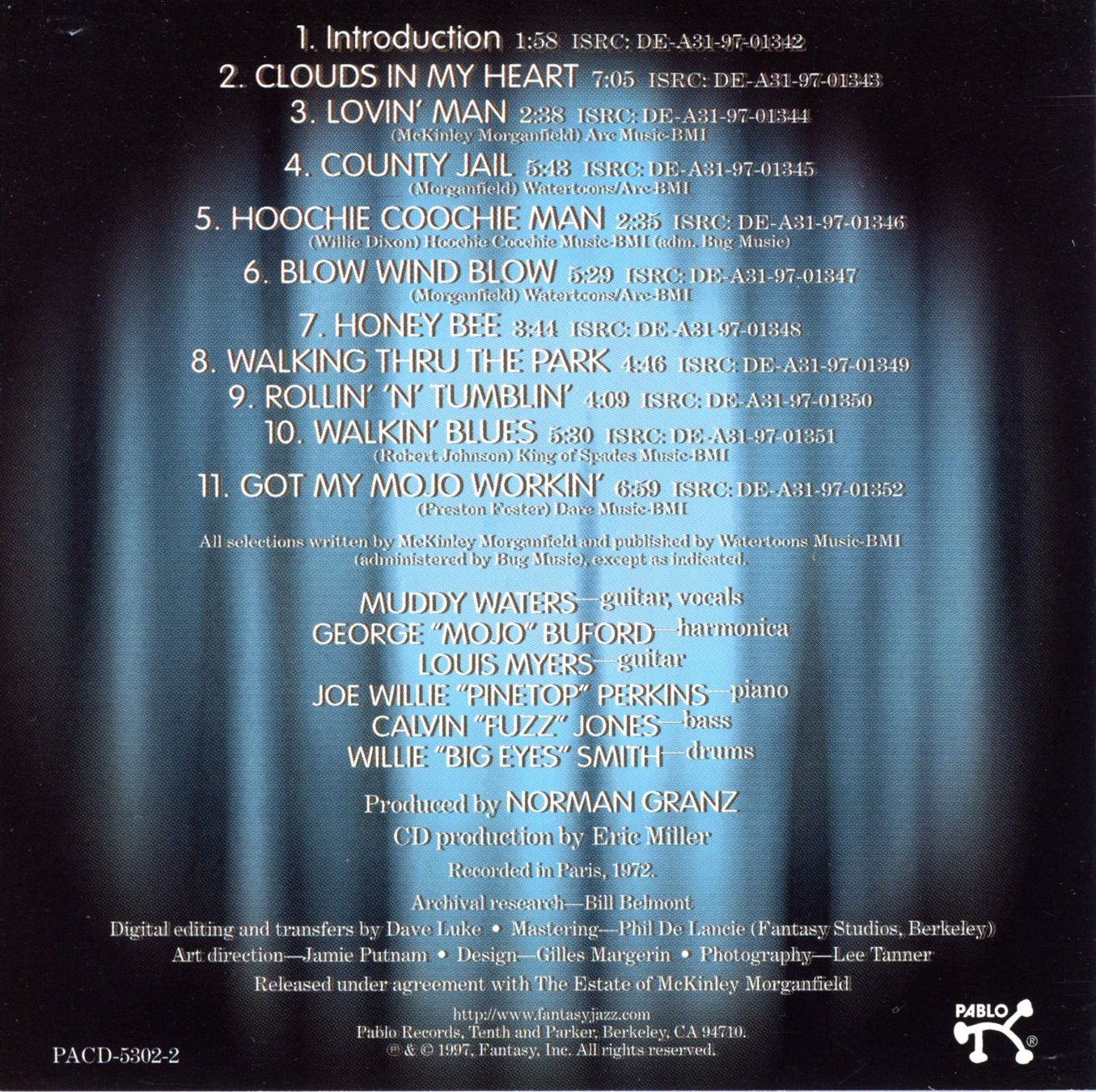 CD: CD - MUDDY WATERS Live in Paris 1972 – Nuovo (secondo la descrizione) da Morges venduto da evnocha3 5