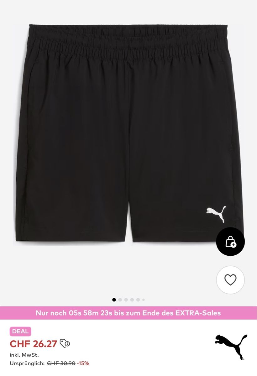 Puma Pantaloni: Puma Sport Shorts – Nuovo e nell'imballaggio originale da Kriens venduto da SRIKA