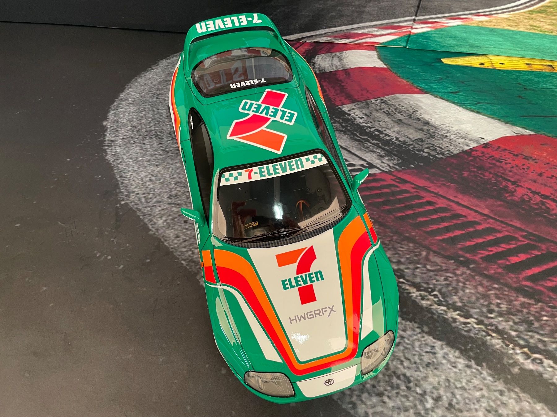 Tamiya Modellismo RC: Tamiya Toyota Supra 7 Eleven – Nuovo (secondo la descrizione) da Uznach venduto da nightcrawler 7