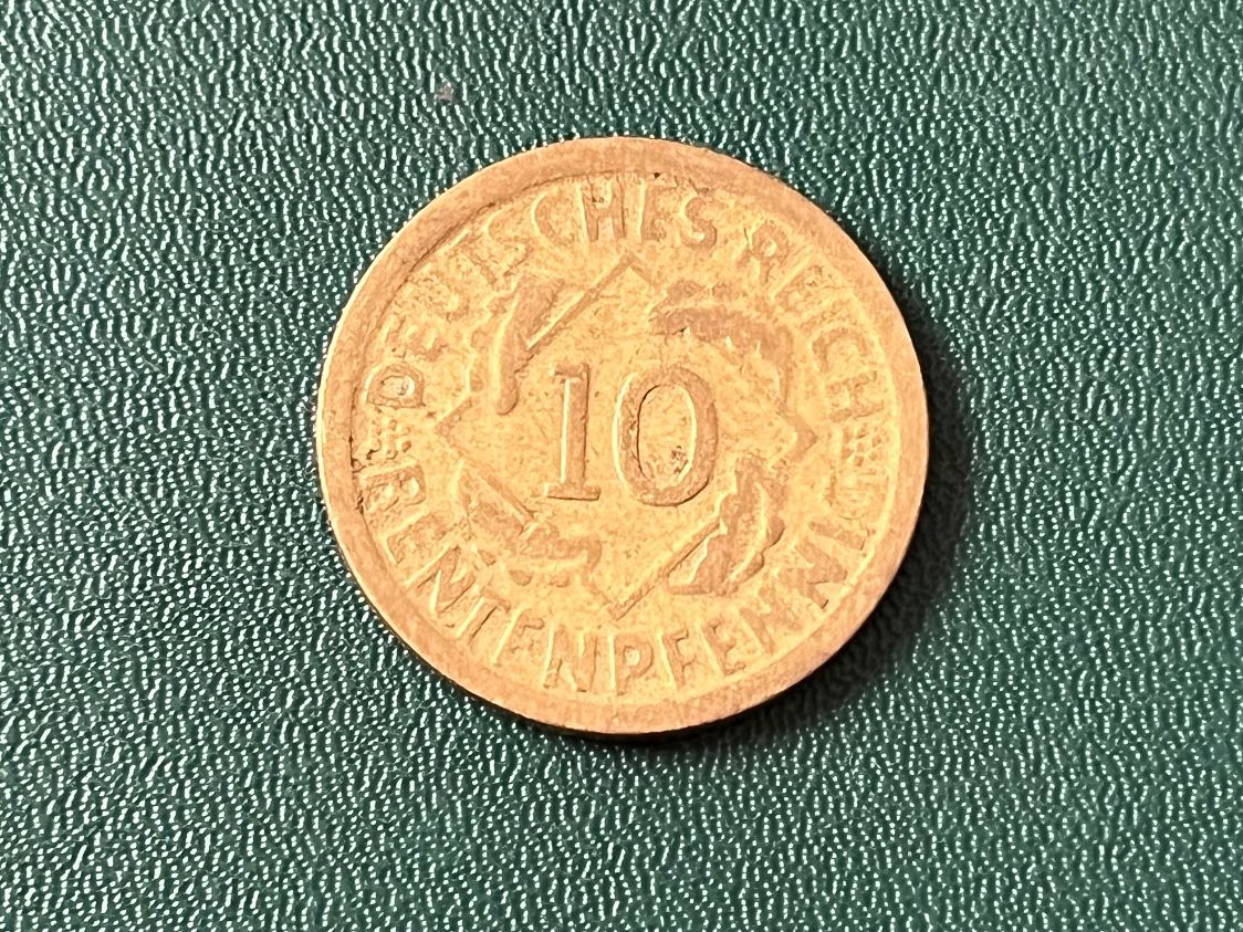 Alle Münzen: 10 Pfennig Münze 1994 – Gebraucht aus Neuenhof von Shadow- 1