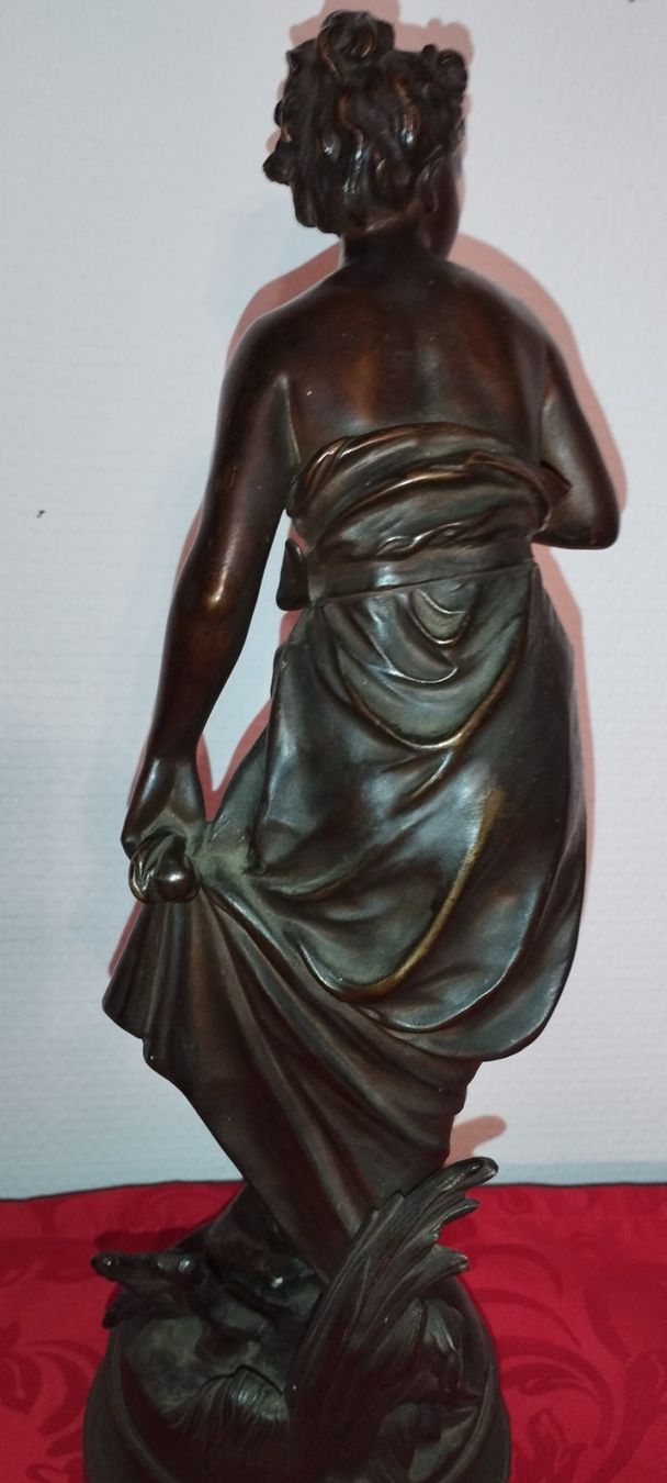Skulpturen & Statuen: Antique sculpture en bronze signe . – Gebraucht aus Praz (Vully) von pikuluka1 3