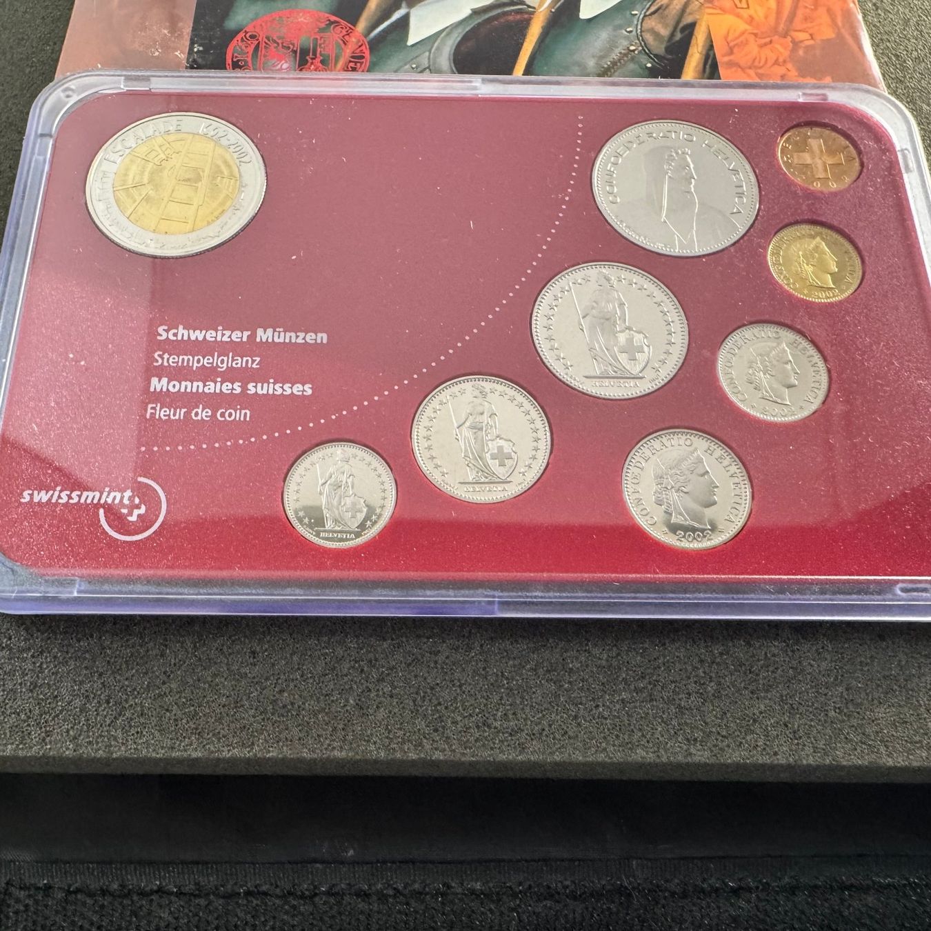 Tutti le monete: Münzsatz Schweiz Escalade 2002 stgl – Usato da Reitnau venduto da Coinhouse 1