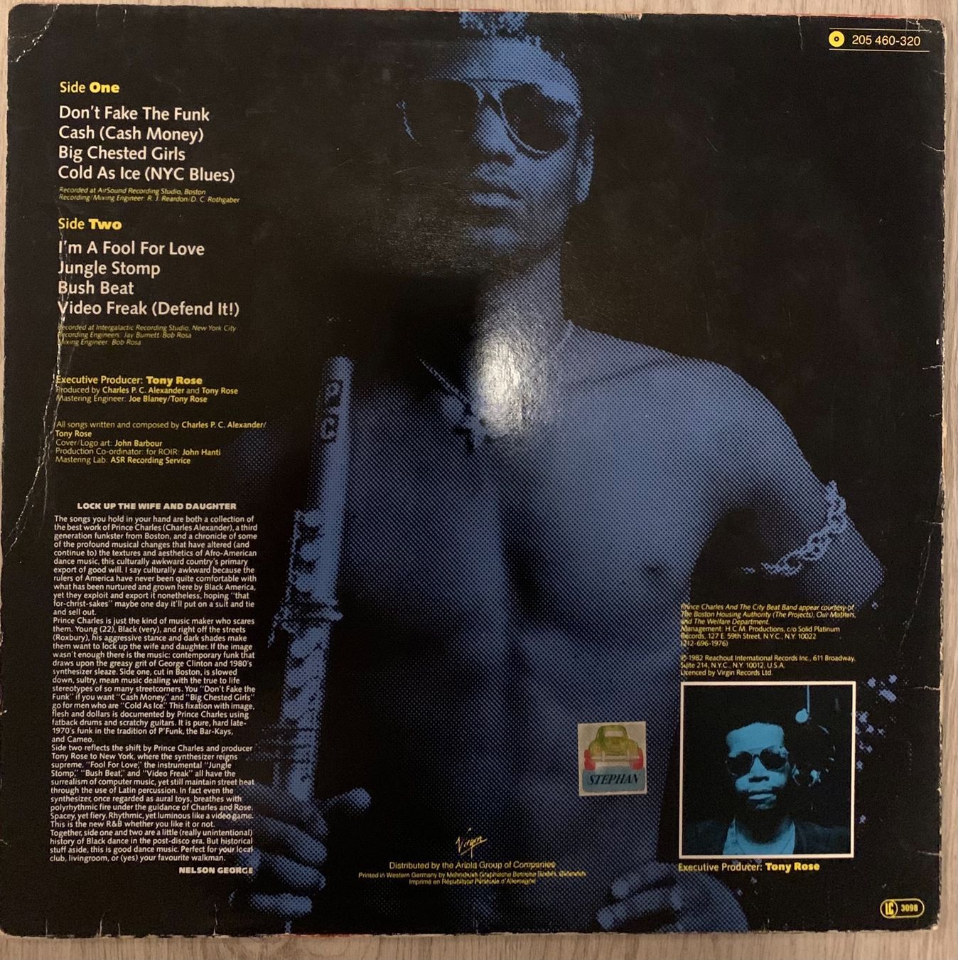 Schallplatten: PRINCE CHARLES - Stone Killers Lp 1982 – Gebraucht aus Mühlethal von superfast78 1