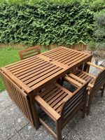 IKEA Holz-Gartentisch inkl. 3 Stühle