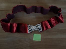 Gürtel mit Strass / Elastikband