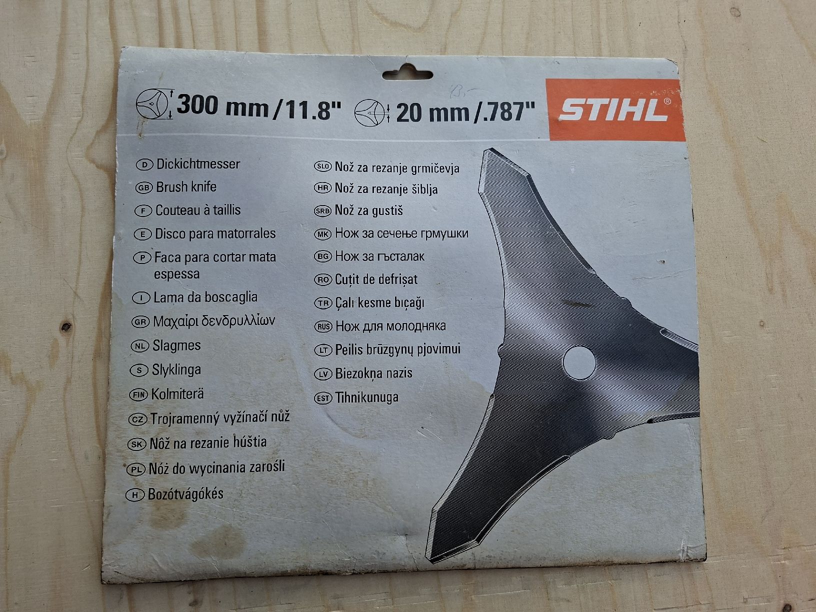 Stihl Tutti gli attrezzi: Stihl FS Freischneider Messer Dickichtmesser 3F 30 – Nuovo e nell'imballaggio originale da Niederuzwil venduto da Dakitiki 2
