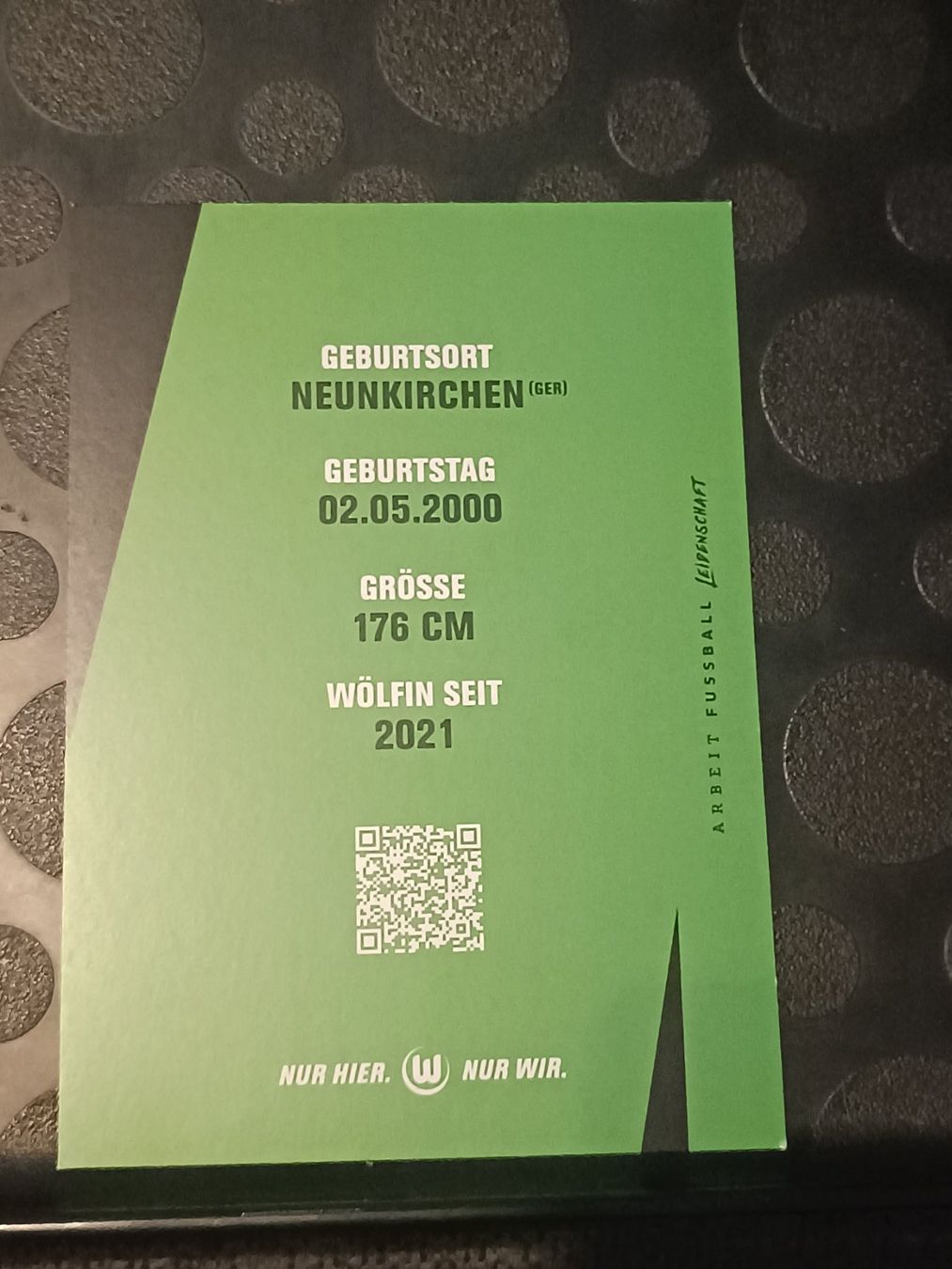Autografi: Lena Lattwein - handsigniert – Usato da Menziken venduto da Artographs 1