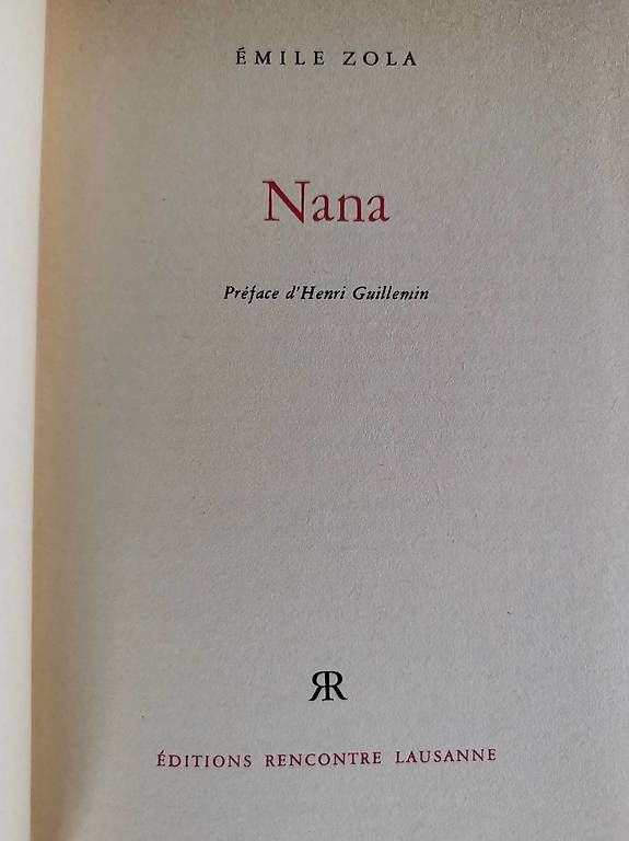Bücher: Émile Zola - Nana – Gebraucht aus Vouvry von corvvin