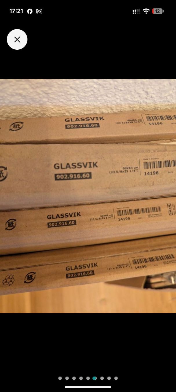 Ikea Scaffali: Zwei neue IKEA BESTA Regale mit Glastüren – Nuovo e nell'imballaggio originale da Tagelswangen venduto da ThanusijaS 2