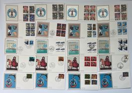 86 enveloppes Premier Jour (FDC) Suisse – Année 1983