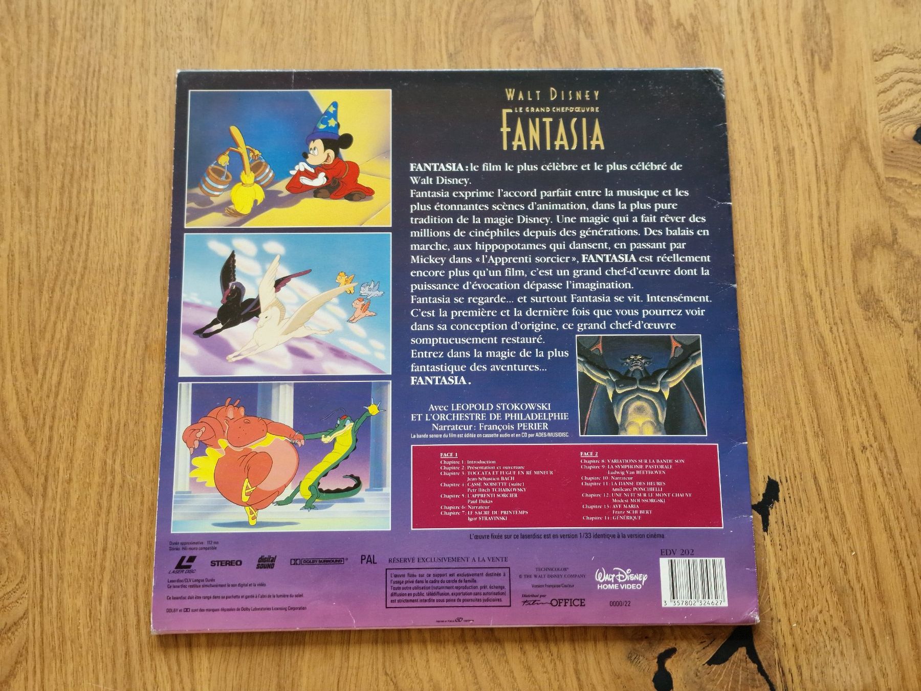 Alle DVDs: Fantasia - LaserDisc - PAL VF – Gebraucht aus Courgenay von Periote00 1