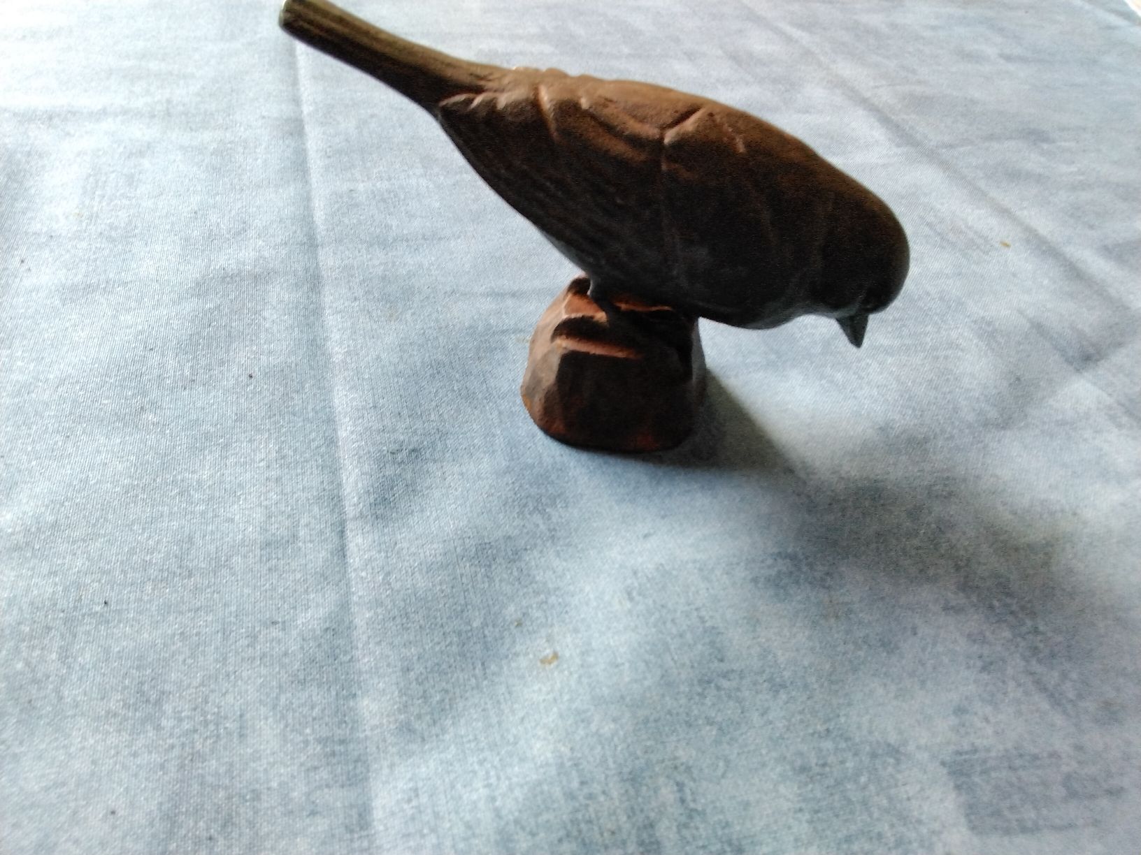 Statuette: SCHWERER METALLVOGEL – Usato da Biel/Bienne venduto da dasi3 1