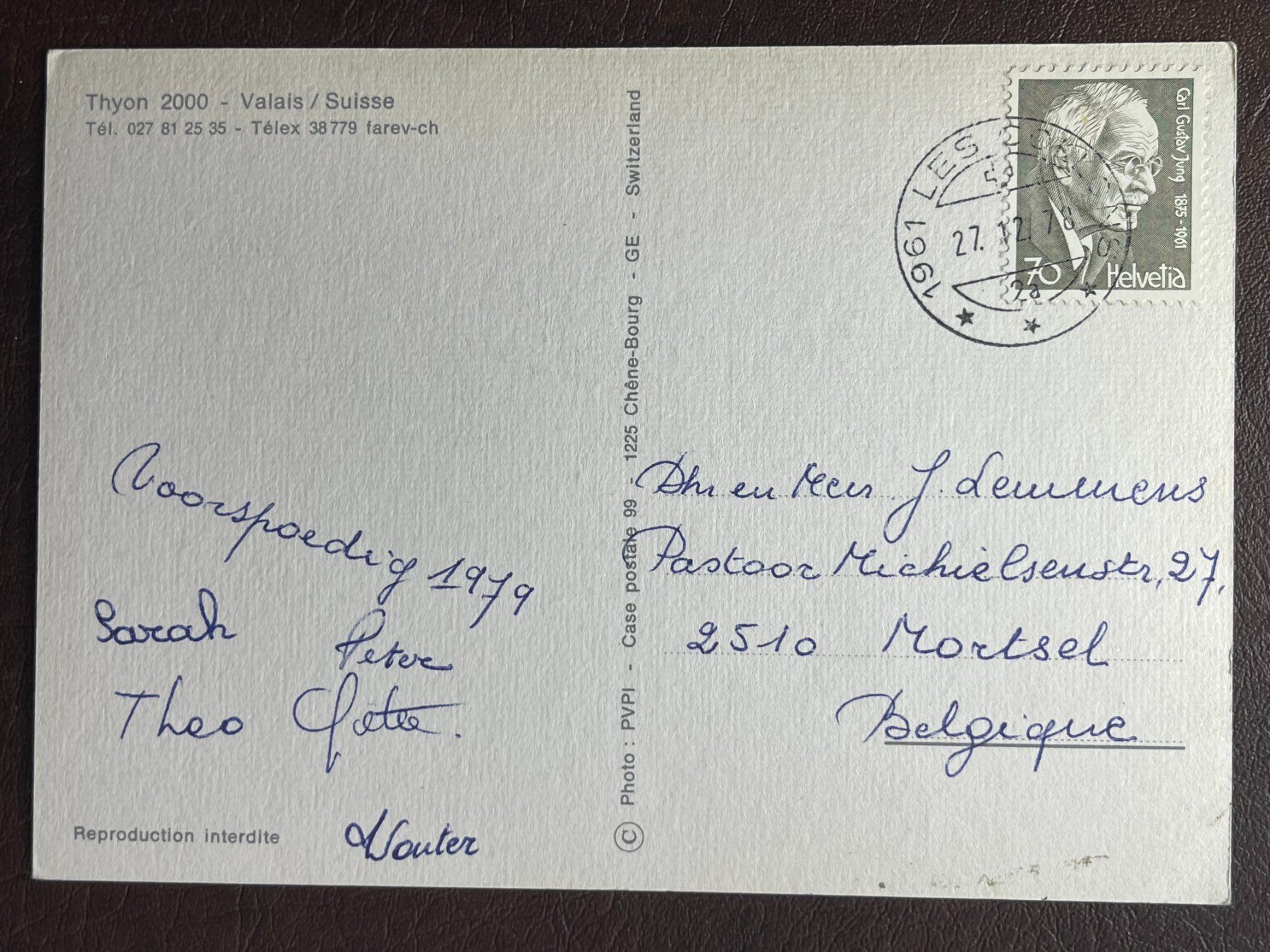 Cartoline postali: Thyon 2000 - Valais - Suisse – Usato da Steg VS venduto da danwer74 1