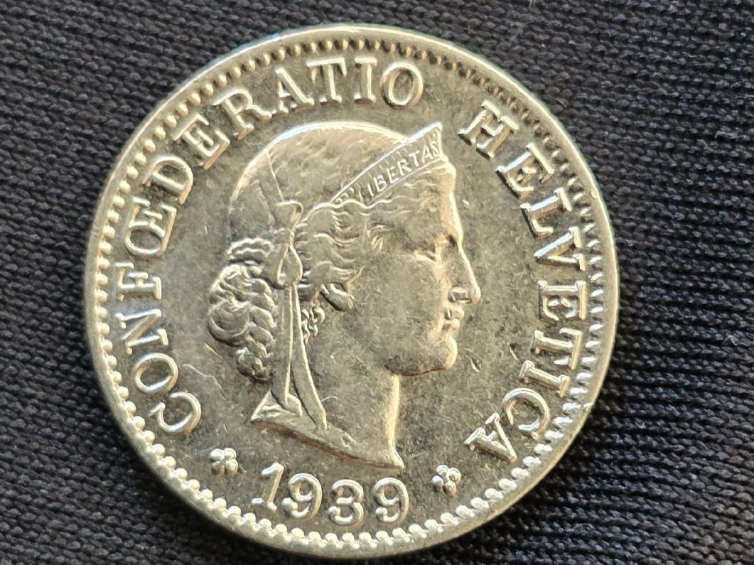 Tutti le monete: 5  cts 1939 – Usato da Genève venduto da bbastos