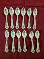 12 Porzellanlöffel Franklin Mint Les Fleurs de Provence