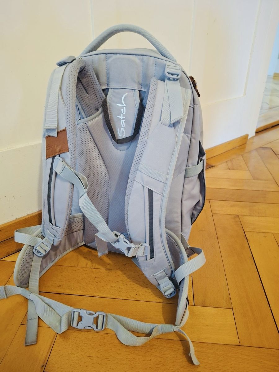 Satch Zaini: Satch Schul-Rucksack hellblau – Usato da Uzwil venduto da Mcwillson 2