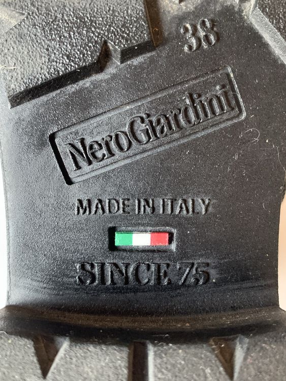NeroGiardini Schnürstiefel Gr. 38 schwarz lack 4