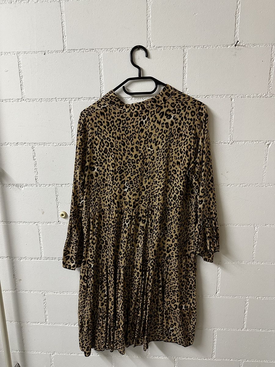 Zebra Vestiti: Leopardenmuster-Kleid von Zebra, Gr. M – Usato da Siebnen venduto da luana_cataleya 4