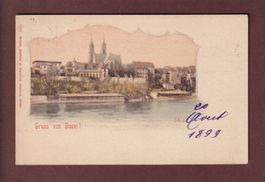 Gruss von BASEL - 1899 CPN