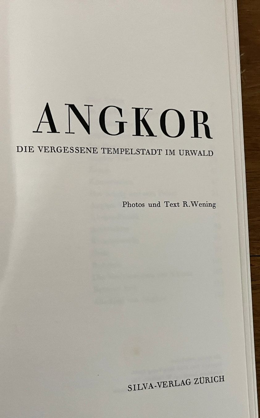 Libri: Silva Verlag, Angkor , 1965 – Usato da Oftringen venduto da Vucki 1