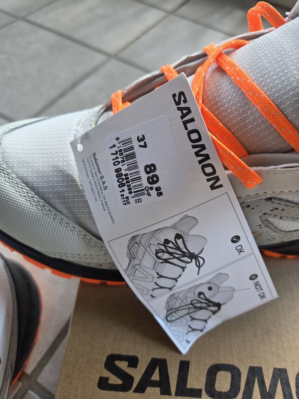 Salomon Scarpe da uomo: Neuer Salomon Wanderschuh Grösse 37 – Nuovo e nell'imballaggio originale da Oensingen venduto da kruemel82 6