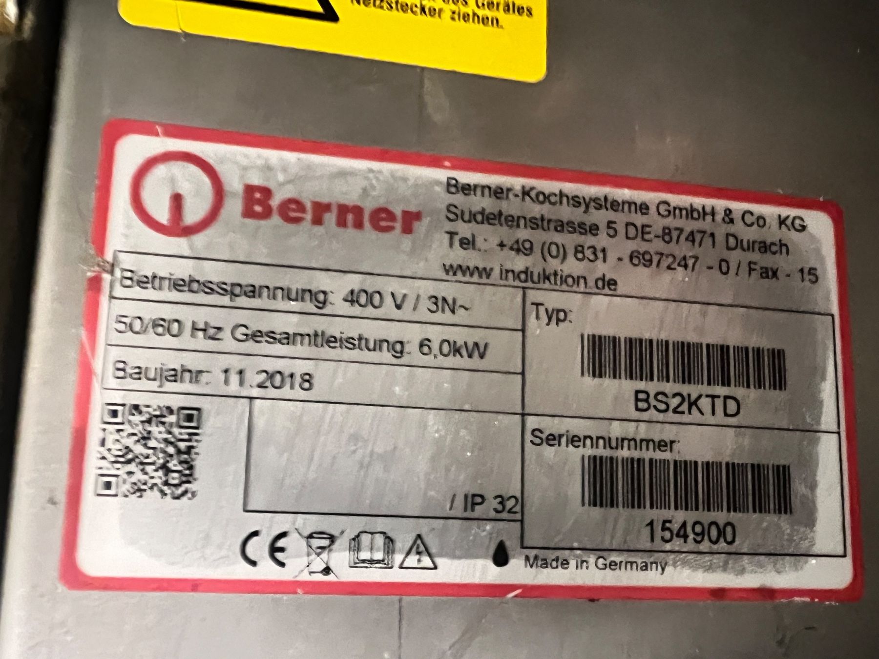Elettrodomestici da cucina: Gastro Elektro-Kochfeld Berner – Usato da Buchs AG venduto da imar82 4