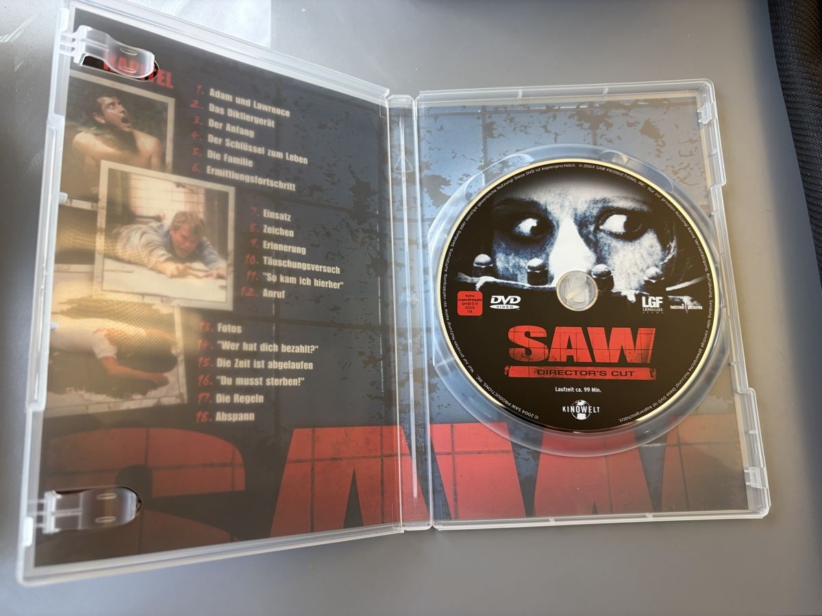 Alle DVDs: Saw, Director's Cut, DVD – Gebraucht aus Bern von dalmaxxi 2