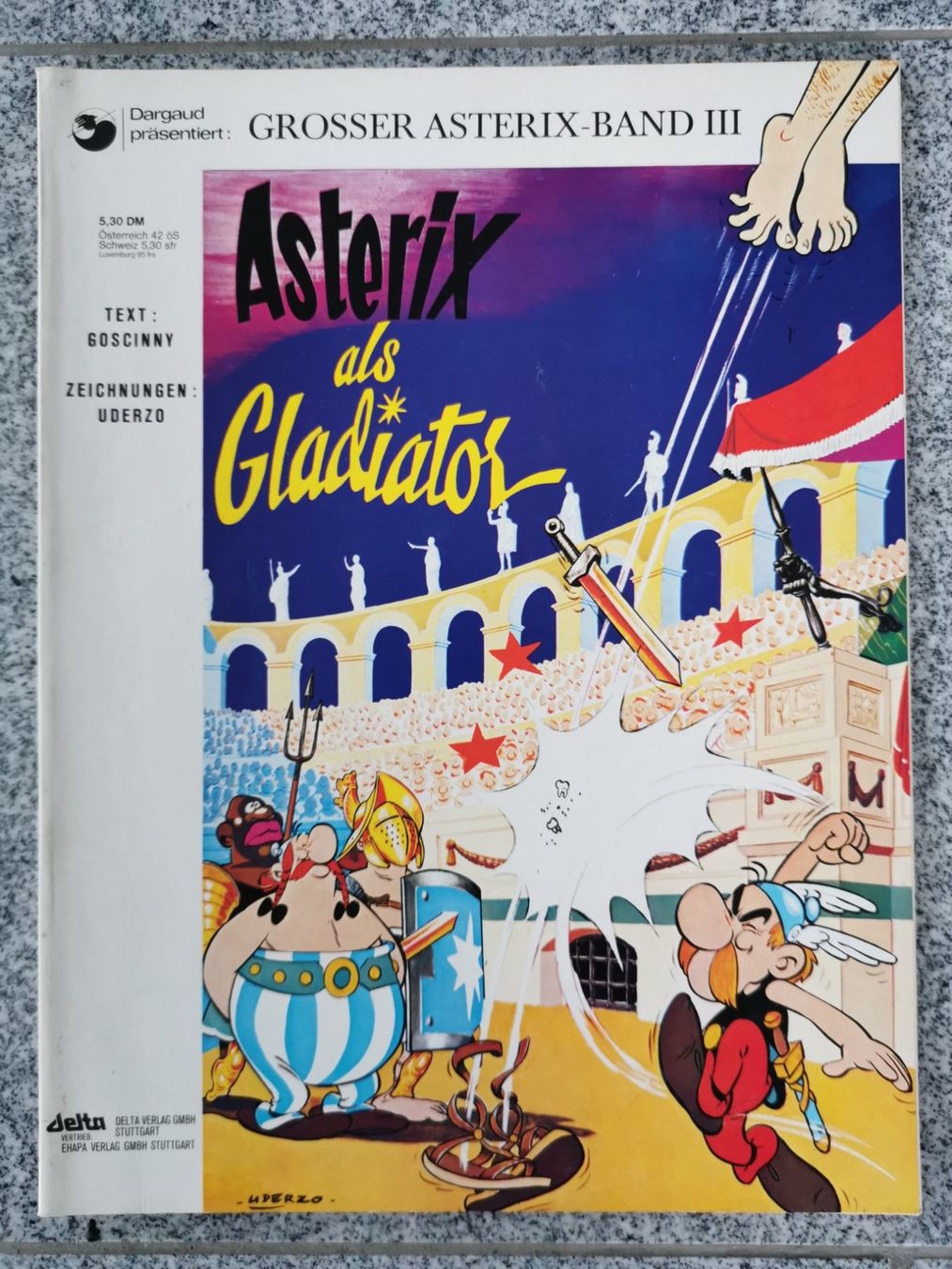 Fumetti: Asterix - Asterix als Gladiator Band III, 1969 – Usato da Tägerschen venduto da H0udini