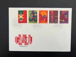 1968 F Liechtenstein FDC Dauerserie  (G588)