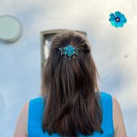 Blue Flower :: Hairclip