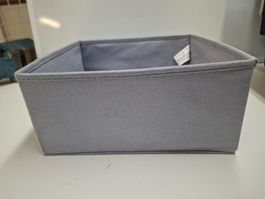 Graue Stoffbox / Aufbewahrungsbox