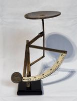 Pèse-lettres vintage en laiton DRP